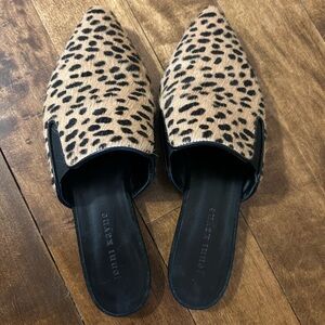 Jenni Kayne PONY HAIR MULE - cheetah print - size US 8